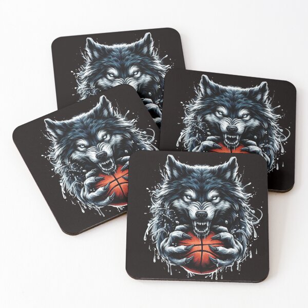 Item preview, Ferocious Wolf Basketball: Intense Wolf Playing Basketball Design designed and sold by ProjectNoah.