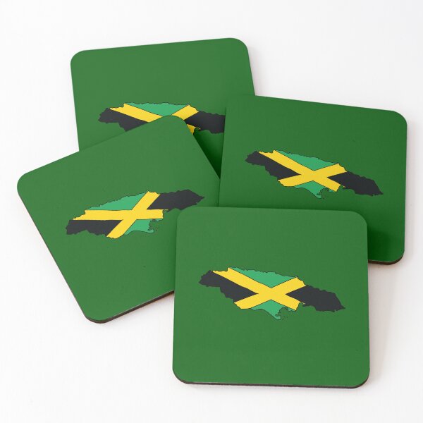 Item preview, Jamaica country shape flag designed and sold by Rachael Taylor.