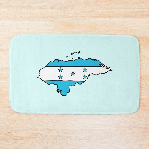 Item preview, Honduras country shape flag designed and sold by Rachael Taylor.