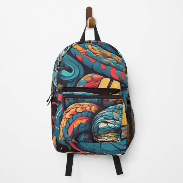 Item preview, Design with a snake. Use the design style of RVCA clothing brand designed and sold by Bitty777.