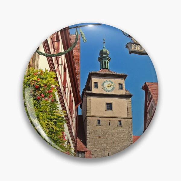 Item preview, Weisses Turm and Lion - Rothenburg ob der Tauber, Germany designed and sold by Photographic Memories.
