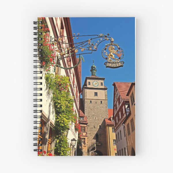 Item preview, Weisses Turm and Lion - Rothenburg ob der Tauber, Germany designed and sold by Photographic Memories.