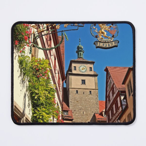 Item preview, Weisses Turm and Lion - Rothenburg ob der Tauber, Germany designed and sold by Photographic Memories.