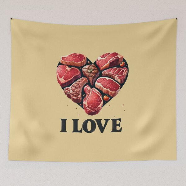 Item preview,  I LOVE STEAK  designed and sold by ArtFeverShop.