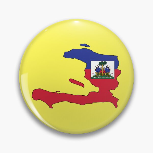 Item preview, Haiti country shape flag designed and sold by Rachael Taylor.