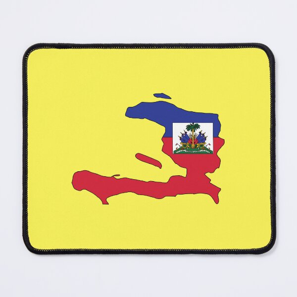 Item preview, Haiti country shape flag designed and sold by Rachael Taylor.