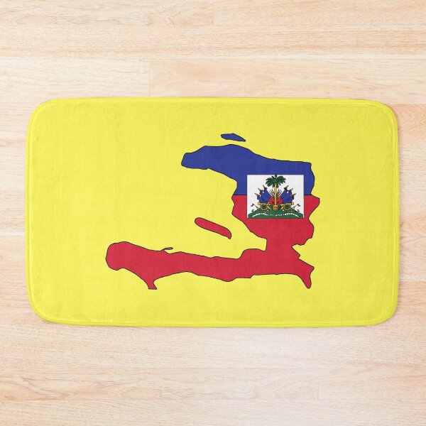 Item preview, Haiti country shape flag designed and sold by Rachael Taylor.