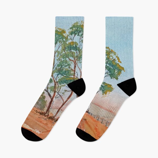 Item preview, Gum Trees Woodlands Lane Bald Hills NSW - Watercolour designed and sold by Paul Gilbert.