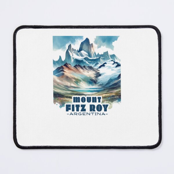 Item preview, Cerro Mount Fitz Roy Argentina Watercolor Art designed and sold by SambaStyles.