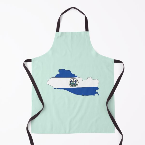 Item preview, El Salvador country shape flag designed and sold by Rachael Taylor.