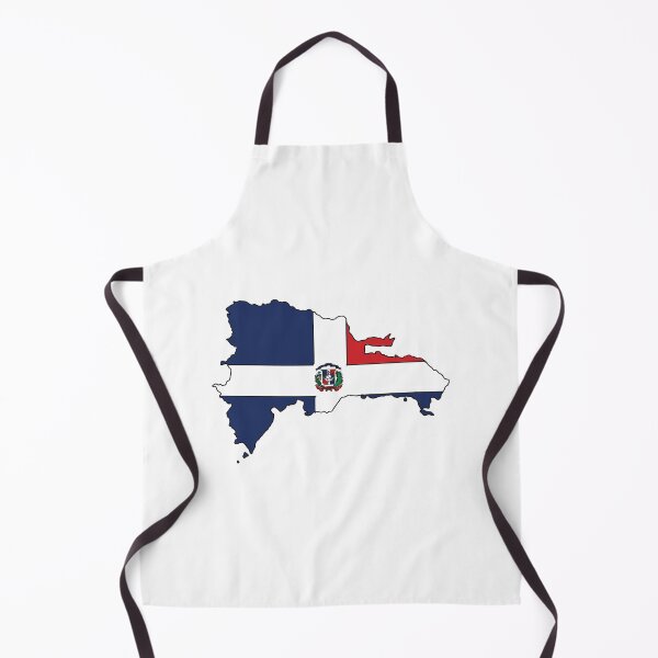Item preview, Dominican Republic country shape flag designed and sold by Rachael Taylor.