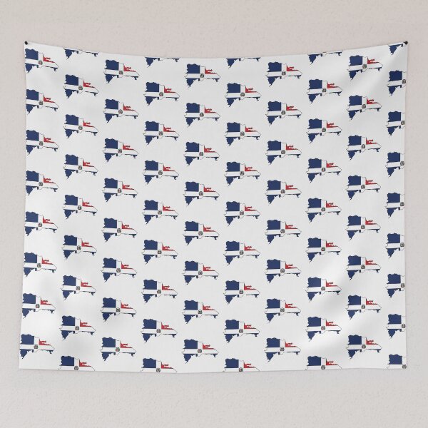 Item preview, Dominican Republic country shape flag designed and sold by Rachael Taylor.