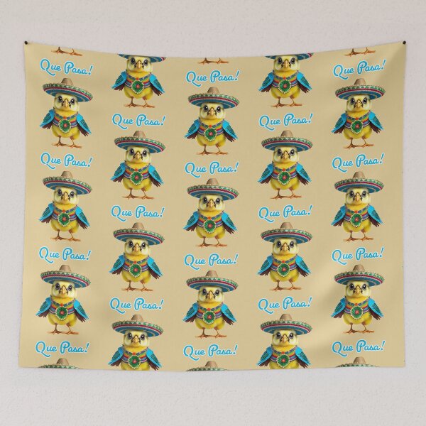 Item preview, "What's happening?" or “What's Up?” Funny Spanish Word, cute animal designed and sold by La Loca.