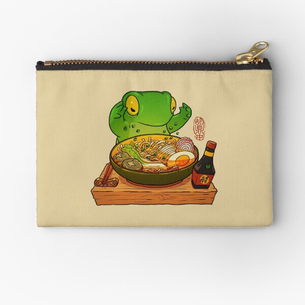 Item preview, frog making ramen art designed and sold by DingHuArt.
