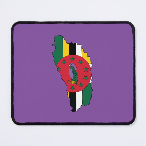 Item preview, Dominica country shape flag designed and sold by Rachael Taylor.