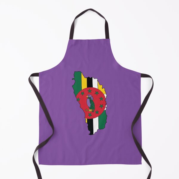 Item preview, Dominica country shape flag designed and sold by Rachael Taylor.