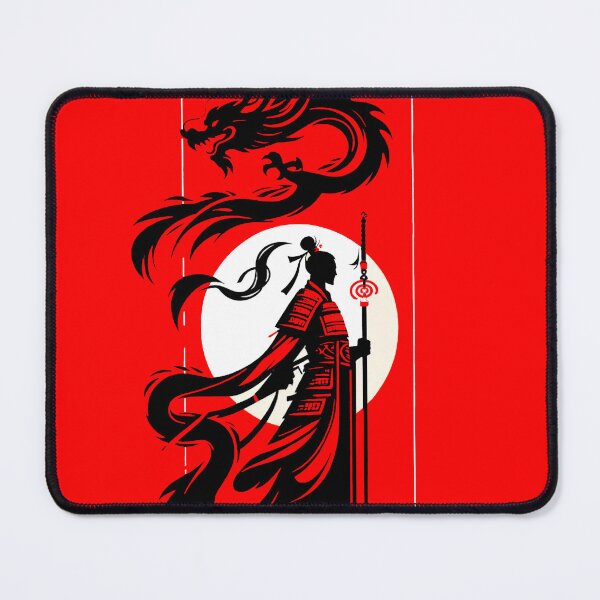 Item preview, Chinese warrior and Dragon Design designed and sold by teeks82.