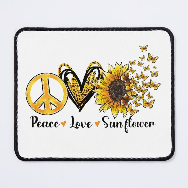 Item preview, Peace, Love, and Sunflowers designed and sold by Kathleen Douglas.