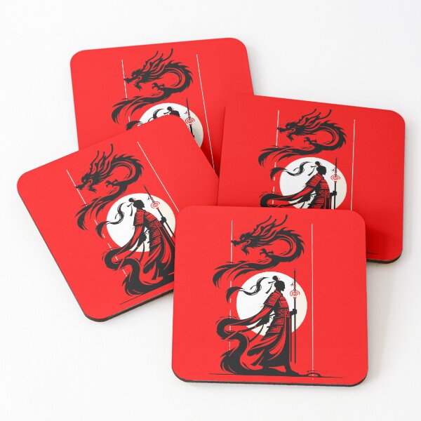 Item preview, Chinese warrior and Dragon Design designed and sold by teeks82.