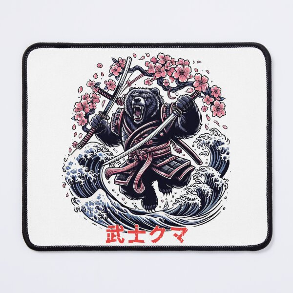 Item preview, The Epic Battle of the Samurai Bear designed and sold by UnrealQuake.