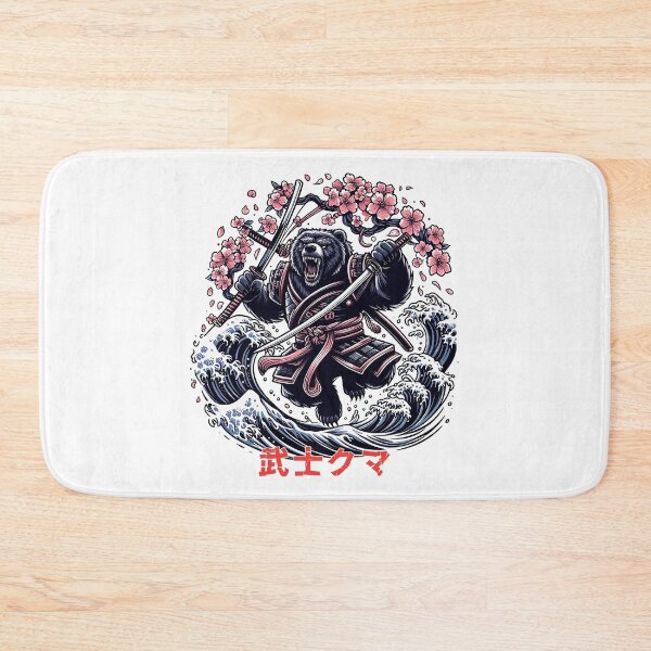 Item preview, The Epic Battle of the Samurai Bear designed and sold by UnrealQuake.