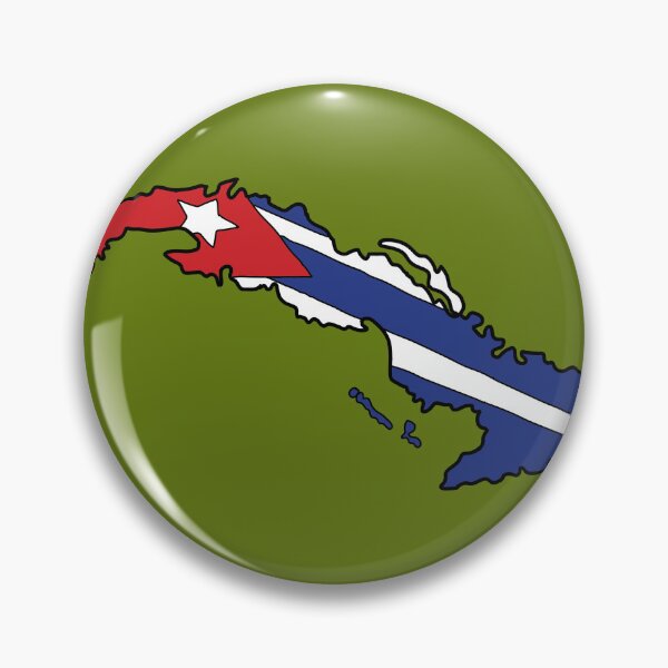 Item preview, Cuba country shape flag designed and sold by Rachael Taylor.