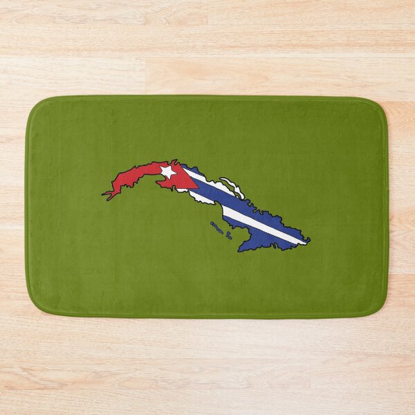 Item preview, Cuba country shape flag designed and sold by Rachael Taylor.
