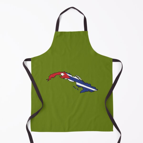 Item preview, Cuba country shape flag designed and sold by Rachael Taylor.
