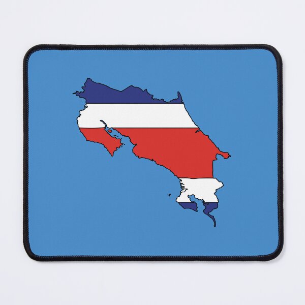 Item preview, Costa Rica country shape flag designed and sold by Rachael Taylor.