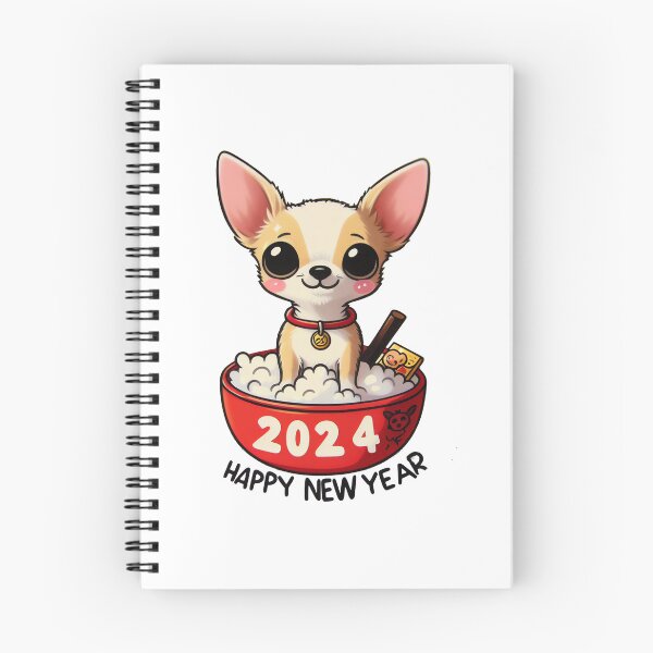 Item preview, Charming Chihuahua: Sweet-Eyed Wishes for a Happy 2024! designed and sold by EpicPaws.