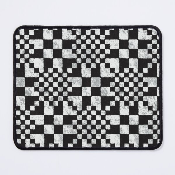 Item preview, Grunge Black and White Checkerboard || Seamless Pattern designed and sold by Stacey Spivak.
