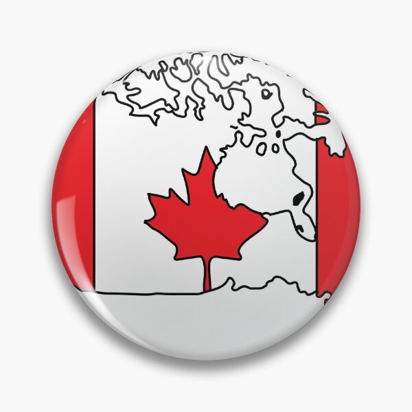 Item preview, Canada country shape flag designed and sold by Rachael Taylor.