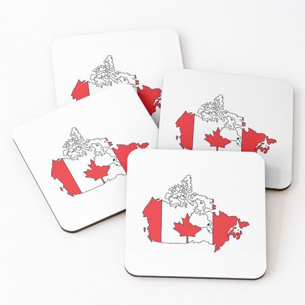 Item preview, Canada country shape flag designed and sold by Rachael Taylor.