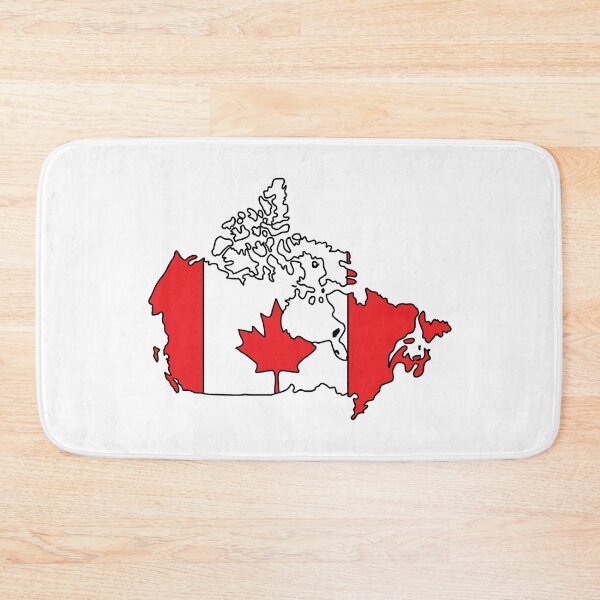 Item preview, Canada country shape flag designed and sold by Rachael Taylor.