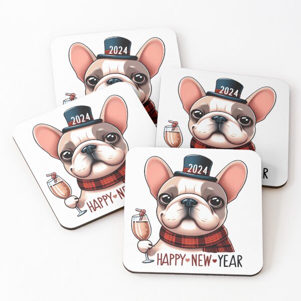 Item preview, Frenchie Toast: Cheers to 2024 in Style! designed and sold by EpicPaws.