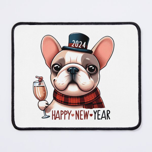 Item preview, Frenchie Toast: Cheers to 2024 in Style! designed and sold by EpicPaws.