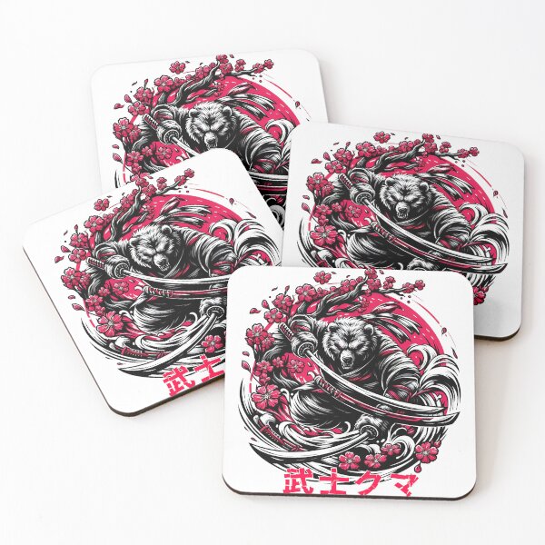 Item preview, The Epic Battle of the Samurai Bear designed and sold by UnrealQuake.