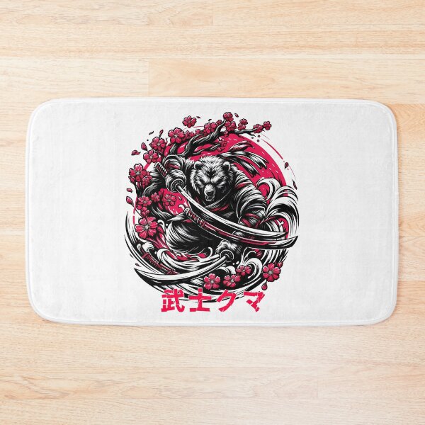 Item preview, The Epic Battle of the Samurai Bear designed and sold by UnrealQuake.