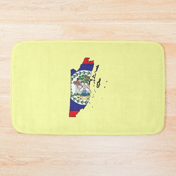 Item preview, Belize country shape flag designed and sold by Rachael Taylor.