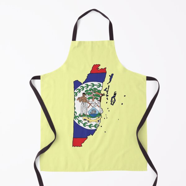 Item preview, Belize country shape flag designed and sold by Rachael Taylor.