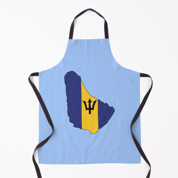 Item preview, Barbados country shape flag designed and sold by Rachael Taylor.
