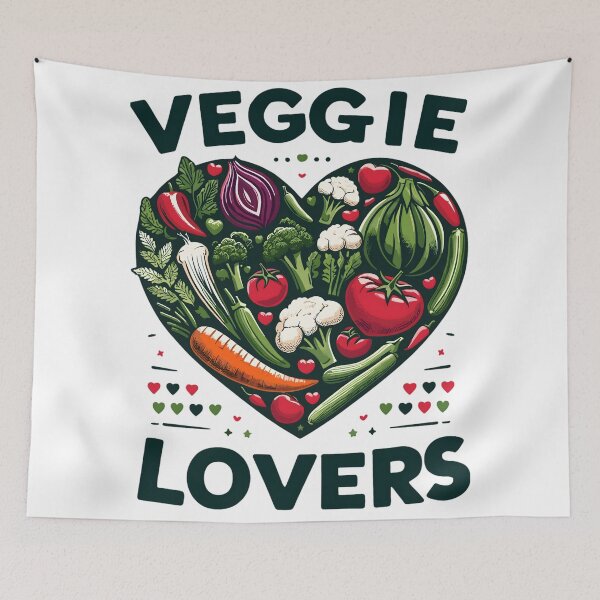 Item preview, Vegan Veggie Lovers Cute designed and sold by KitonicTees.