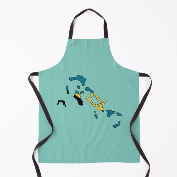 Item preview, Bahamas country shape flag designed and sold by Rachael Taylor.