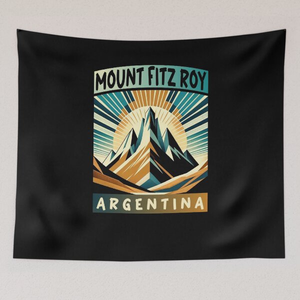 Item preview, Mount Fitz Roy Argentina Modern Abstract Art designed and sold by SambaStyles.