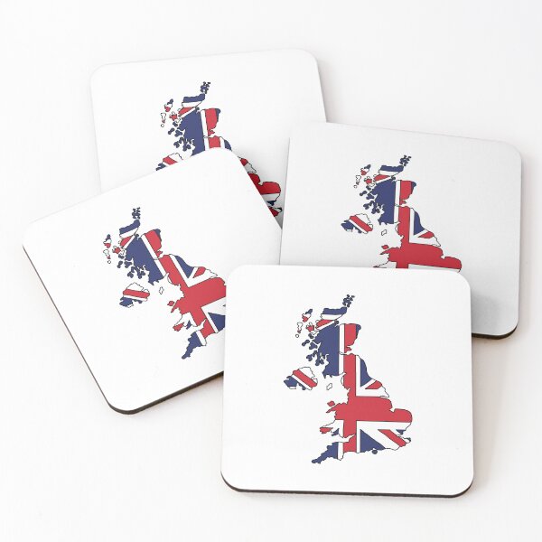 Item preview, United Kingdom country shape flag designed and sold by Rachael Taylor.