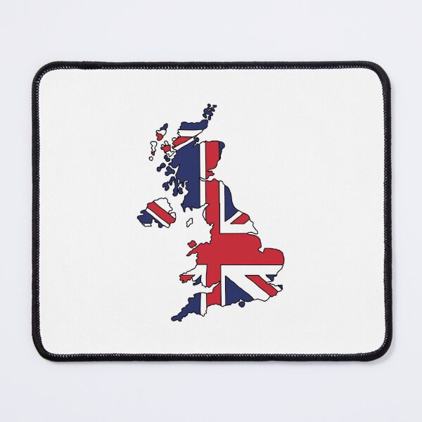 Item preview, United Kingdom country shape flag designed and sold by Rachael Taylor.