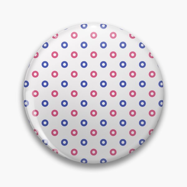 Item preview, Blue White Red Polka Dots Modern Contemporary Print Pattern  designed and sold by VioletsnPansies.