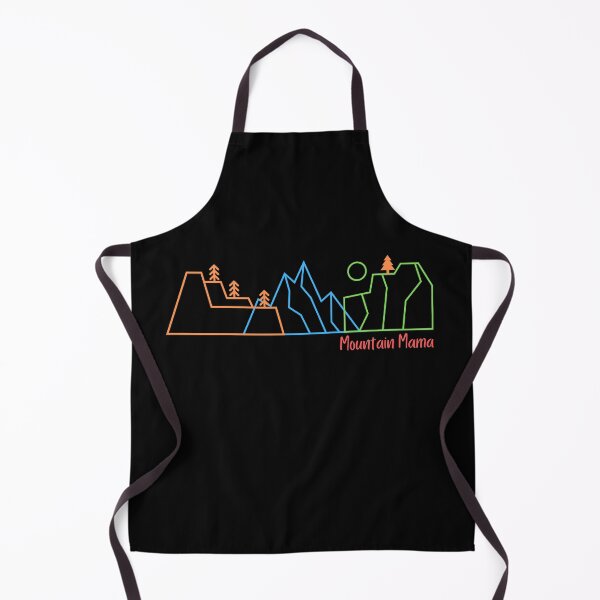 Item preview, Mountain Mama Colorful Womens Outdoors Nature Art Print designed and sold by IntoClearWater.