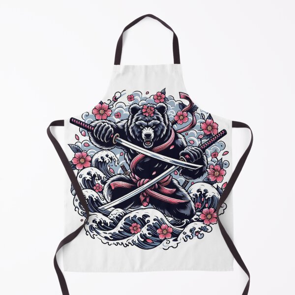 Item preview, The Epic Battle of the Samurai Bear designed and sold by UnrealQuake.