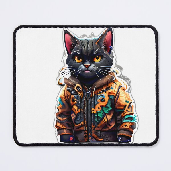 Item preview, A cat wearing a jacket designed and sold by johndesign88.
